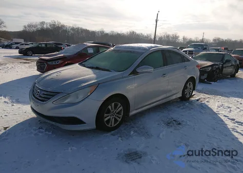 2014 Hyundai Sonata Gls from USA, damaged, VIN 5NPEB4AC7EH836754